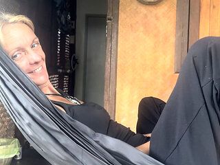 Horny Neighbour - Come in and Fuck Me From Behind, Cums Fast Inside Me