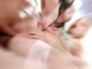 Kira Thorn Vs Nicole Black Anal Battle with Gapes, Balls Deep