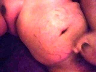 Enby BBW masturbation
