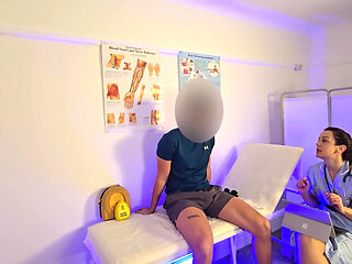Real UK Nurse Blows Me in Clinic!
