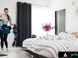 Housekeeper Olivia Madison Gets Caught By Her Bosses - Lesbian Threesome with Big Tits & Big Ass