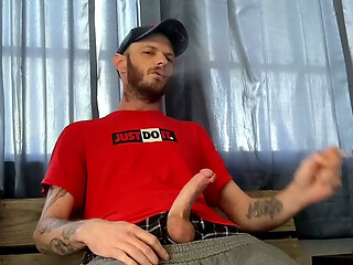 Smoking and stroking compilation - smoke, big dick and cum