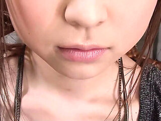 Skinny Japanese Teen Mahiru Deep Throat Blowjob & Cum in Mouth After Party Uncensored