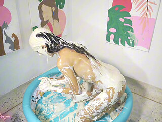 A Very Messy Masturbation Session