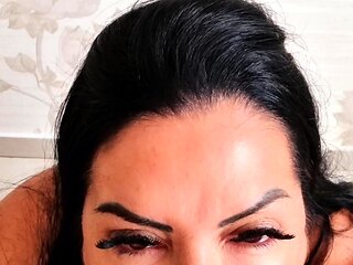 Sexy solo girl loving masturbation with toys