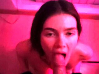 Cute teen takes a dick on the window sill