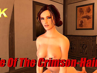 Ride of the Crimson-haired - Triss XXX Parody