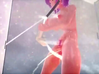 3D Girl masturbation