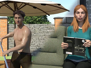 My Stepbrother's Wife #6 Jennifer Got Turned on Watching Me Clean Shirtless