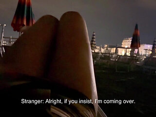 Dick Flash for Delivery Girl - She Grabs It!