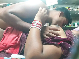 Indian Aunty Village Style Fucking Video with Sonu Bhaiya - Blowjob, Big Natural Tits, Homemade Desi Sex