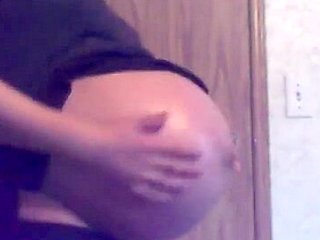 Tina Pregnant American HUGE!!! Skype Show Webcam