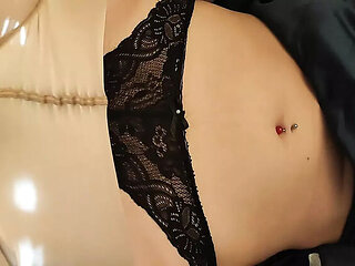 My Wife Comes Home From Party With Wet Hairy Pussy - Amateur MILF Demona & Maxim Real Homemade Sex