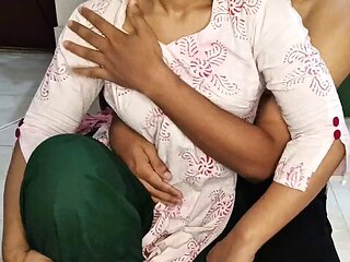 Caught alone in the empty palace, I took my chances with the naughty maid Riya Moni