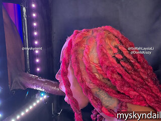 Throat Goat Gets a Big Black Dick