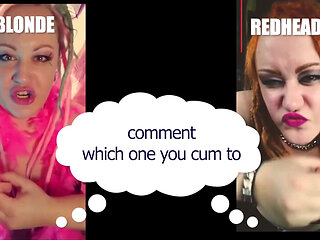 Comment which one made you cum blonde or redhead straight version