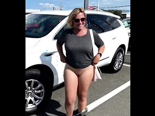 Real Teacher Joanne Tanner Exposed Outdoor - Big Natural Tits MILF Public Nudity