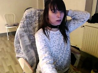 Curly Blonde Teen Records Solo Dildo Masturbation More at