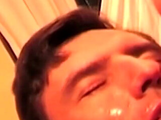Two Horny MILFs Drench His Face in Sloppy Spit Tears