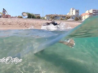Pornstar Sheila Ortega Sucking and Fucking underwater while snorkeling