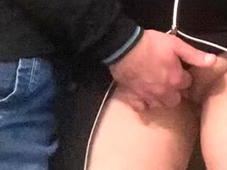 OMG! Touching Juicy Pussy In Subway - Penetrating in Sexy Panties