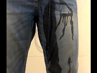Wet pants own pee