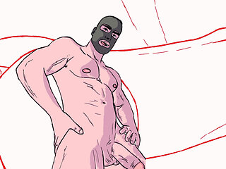 Masked Grindr Hook-up Part 2 - Intense Raw Ass Pounding with Balaclavas on