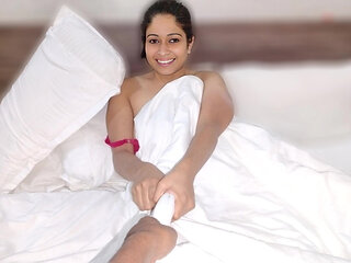 Indian Stepsister Got Facial Cumshot by stepbrother after She Getting Caught Fingering Pussy XXXX hindi audio