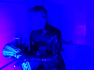 Uv Latex Drone Session