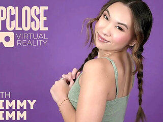 Up Close VR - Gorgeous Kimmy Kimm Shows How Flexible She Is in POV Fuck