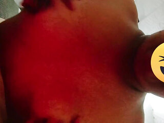Watch the brunette finger herself and get creamy in silence.