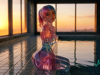 Sweet Cotton Candy Jelly, Soft drips, and breathless tease.