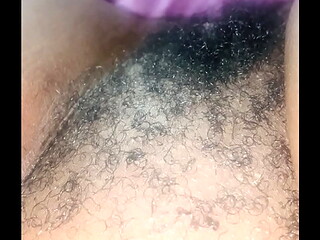 my bushy hairy black ebony pretty pussy!