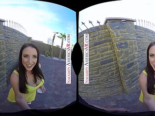 Angela White Treats A Stranger To Her Big Natural Jugs