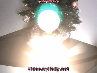 Hosed Feet Playing with a Shoe