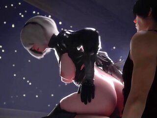 Skrev 2B Nier Automata video