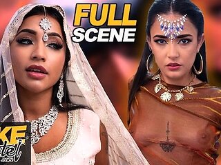Cute Michael and Yasmina's big ass movie