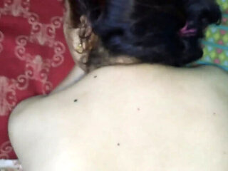 My Beautiful Wife Fucking Me - Real Homemade Indian Sex with Anal & Blowjob