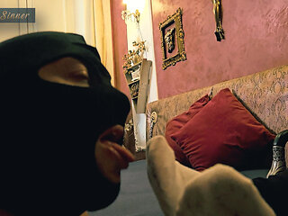 Sheela Sinner Feetworship Dirty White Socks