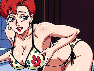 Ai Bathroom Scenes Teasing Shaking Ass