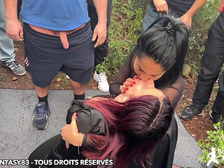 Babyfantasy83 & Mexicanna Get Together to Empty All Their Tails in the Forest