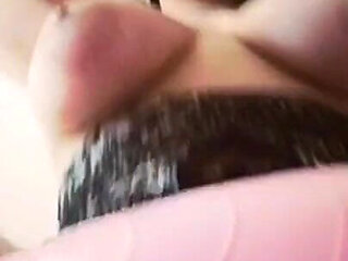 Bouncing on My Yoga Ball with My Big Tits Out