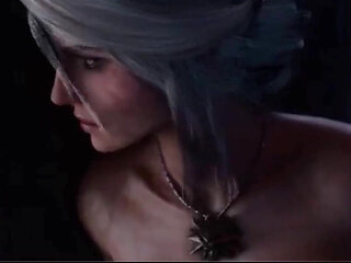 Transgender Ciri Silently Jerking off as She Smiles at You