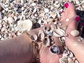 Maitresse Madelines solo foot fetish POV