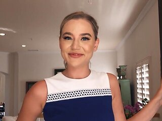 My sexy MILF teacher gobbles my hard dick for lunch