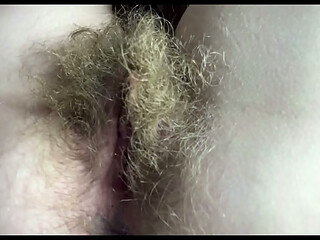 10 minutes of hairy pussy admiration big bush closeup