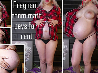 Pregnant Room Mate Pays for Her Rent with Her Body