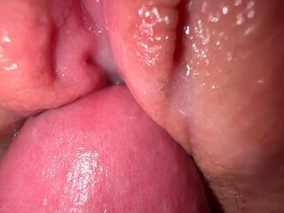 Extremely close up fuck tight teen pussy