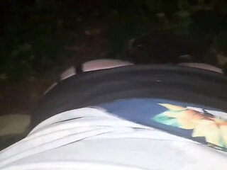 YoungEnglishBbw BBC Nata4sex pounding my pussy outdoor doggy