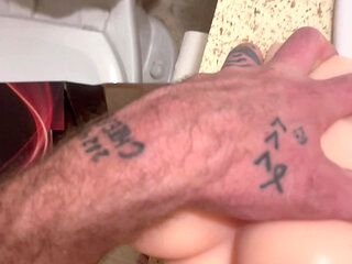 Creamy pocket pussy play time